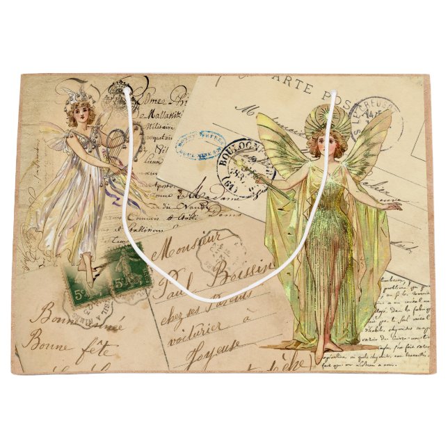 Fairies Against Handwriting Gift Bag (Front)
