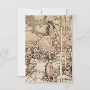 “Fairies and Elves” by Arthur Rackham Thank You Card