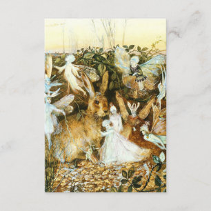 Fairies and Rabbit Enclosure Card