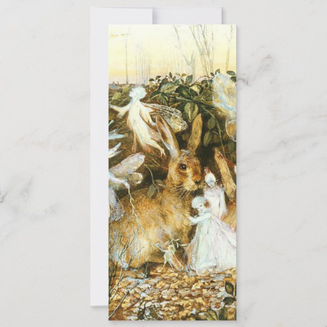 Fairies and Rabbit Invitation (Front)