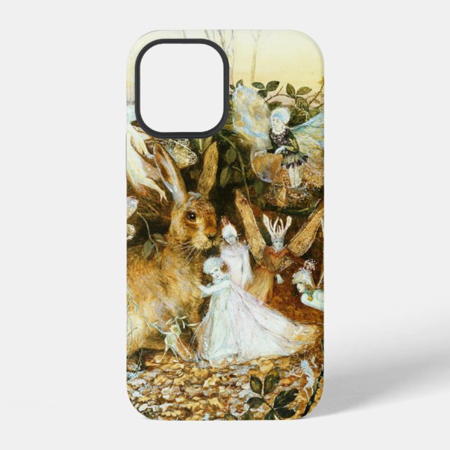 Fairies and Rabbit iPhone Case (Back)