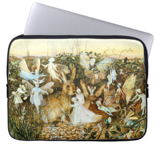 Fairies and Rabbit Laptop Sleeve