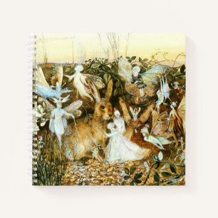 Fairies and Rabbit Notebook