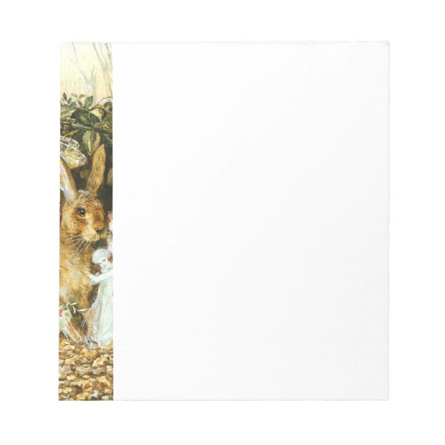 Fairies and Rabbit Notepad (Front)