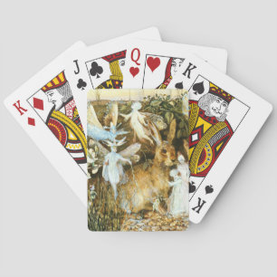 Fairies and Rabbit Playing Cards