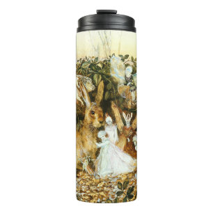 Fairies and Rabbit Thermal Tumbler