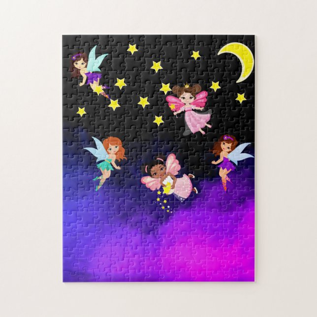 Fairies and stars  jigsaw puzzle (Vertical)