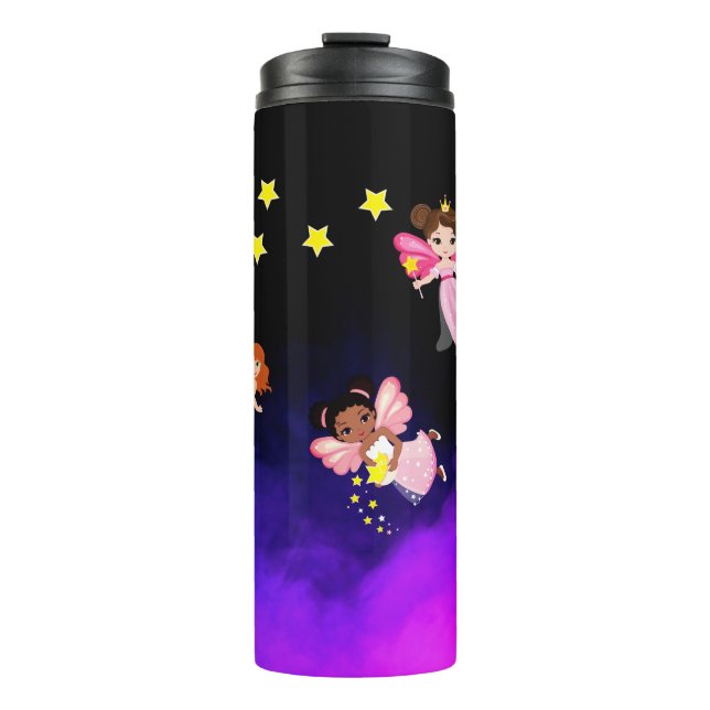 Fairies and stars  thermal tumbler (Front)