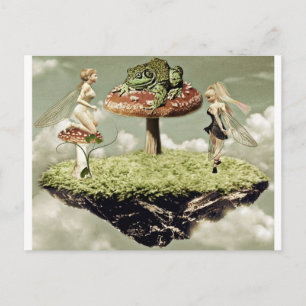 Fairies and the frog prince Postcard