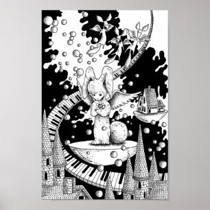Fairies and the land of the sky. poster