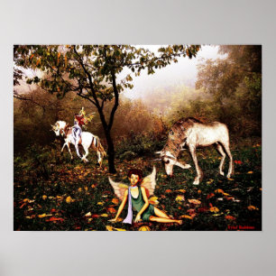 Fairies and Unicorns Poster
