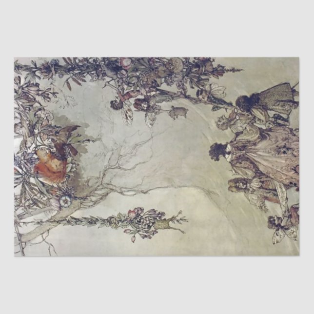 “Fairies Ascent” by A Duncan Carse Tissue Paper (Front)