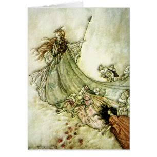 Fairies Away - Arthur Rackham