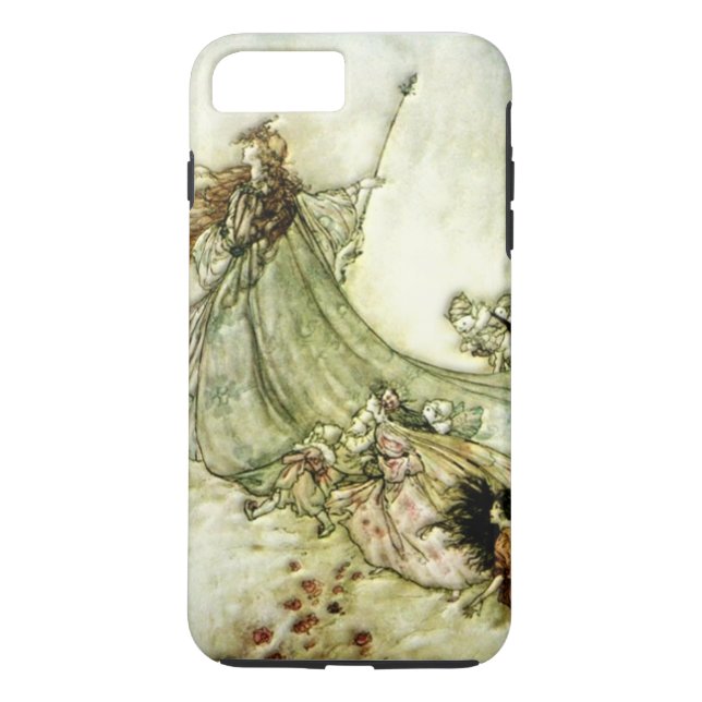 Fairies Away - Arthur Rackham Case-Mate iPhone Case (Back)