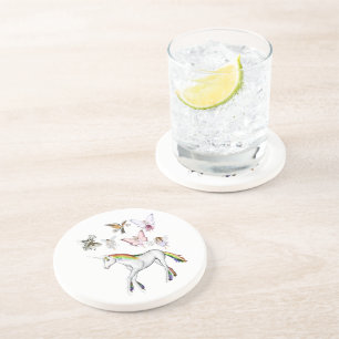 Fairies Colour the Unicorn Coaster