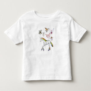 Fairies Colour the Unicorn Toddler T-Shirt