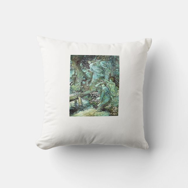 Fairies Fairycore Fashion Aesthetic Goblincore Cot Cushion (Front)
