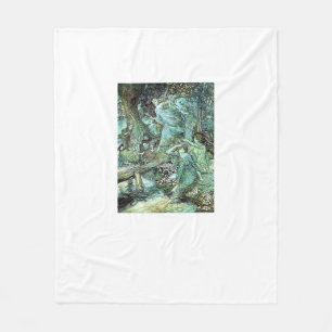 Fairies Fairycore Fashion Aesthetic Goblincore Cot Fleece Blanket