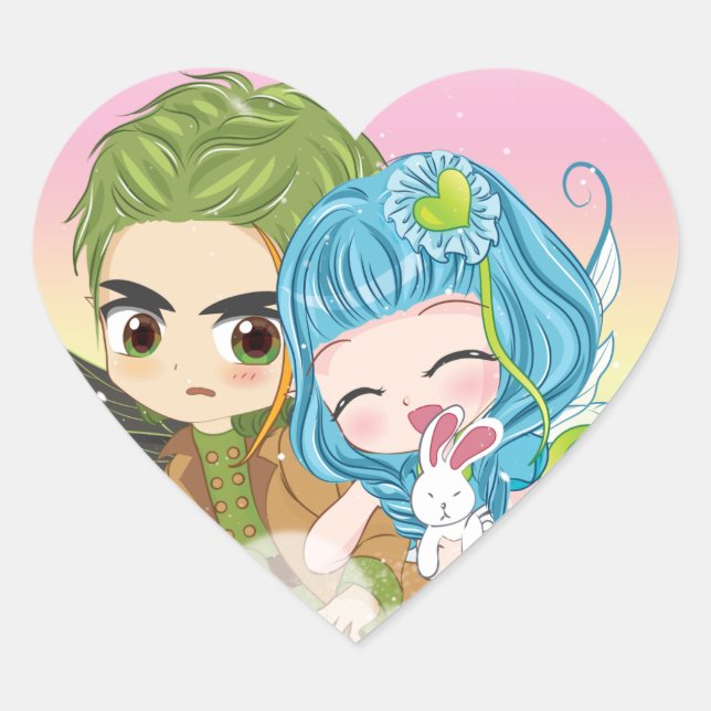 Fairies Family Sticker Love - Lovely x Abhor (Front)