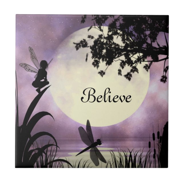 Fairies I Believe Tile (Front)