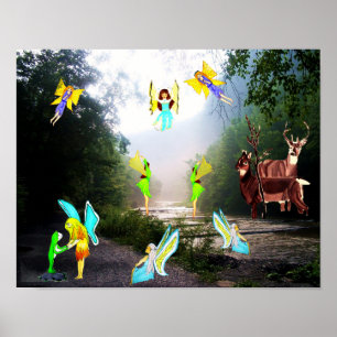 FAIRIES IN THE FOREST Poster