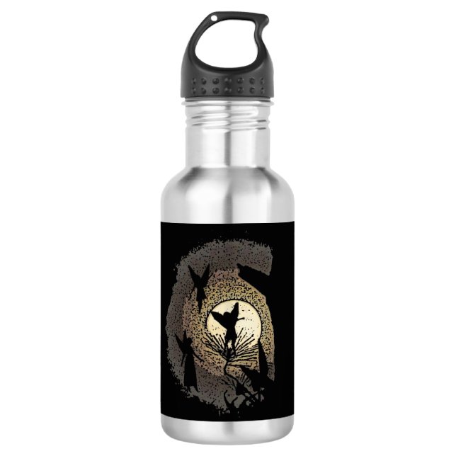 Fairies in the Moonlight Fantasy 710 Ml Water Bottle (Front)