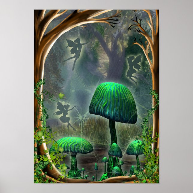 fairies in the wood poster (Front)