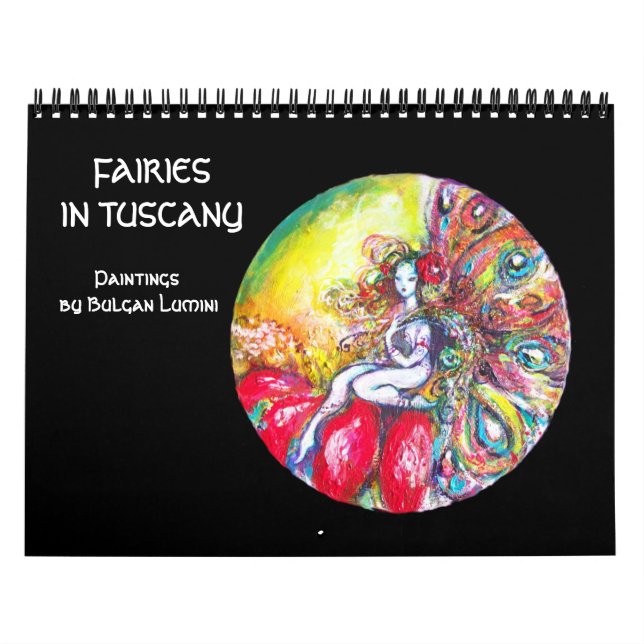 FAIRIES IN TUSCANY  2017 Fantasy Fine Art Calendar (Cover)