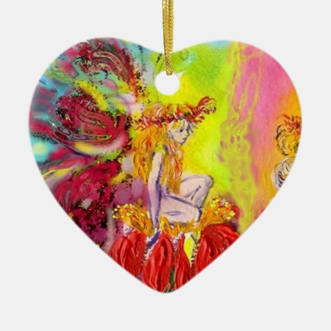 FAIRIES OF DAWN CERAMIC ORNAMENT (Front)