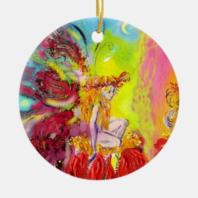 FAIRIES OF DAWN CERAMIC ORNAMENT (Front)