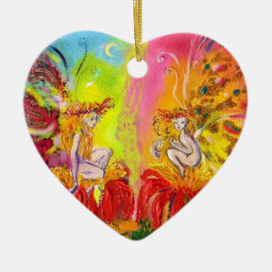 FAIRIES OF DAWN CERAMIC TREE DECORATION