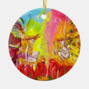 FAIRIES OF DAWN CERAMIC TREE DECORATION