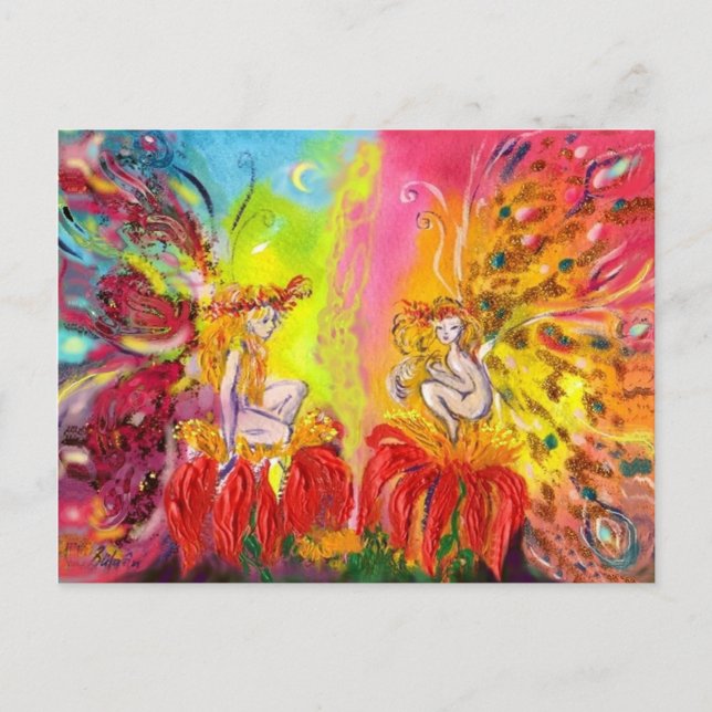 FAIRIES OF DAWN POSTCARD (Front)