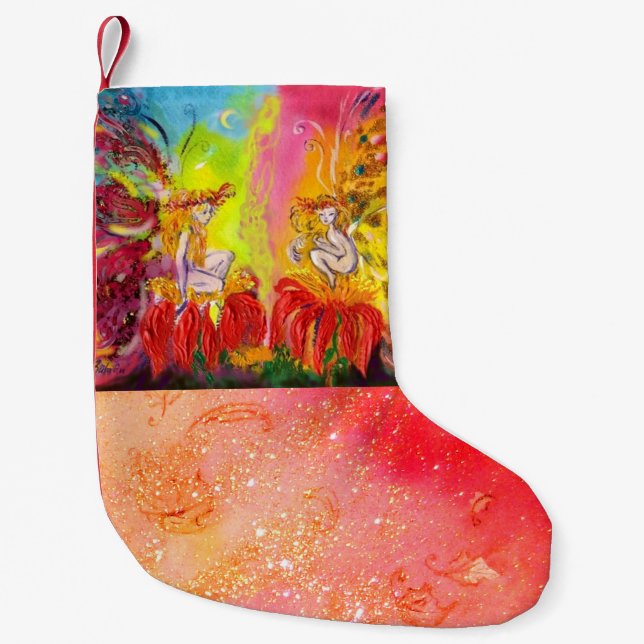 FAIRIES OF DAWN SMALL CHRISTMAS STOCKING (Front)