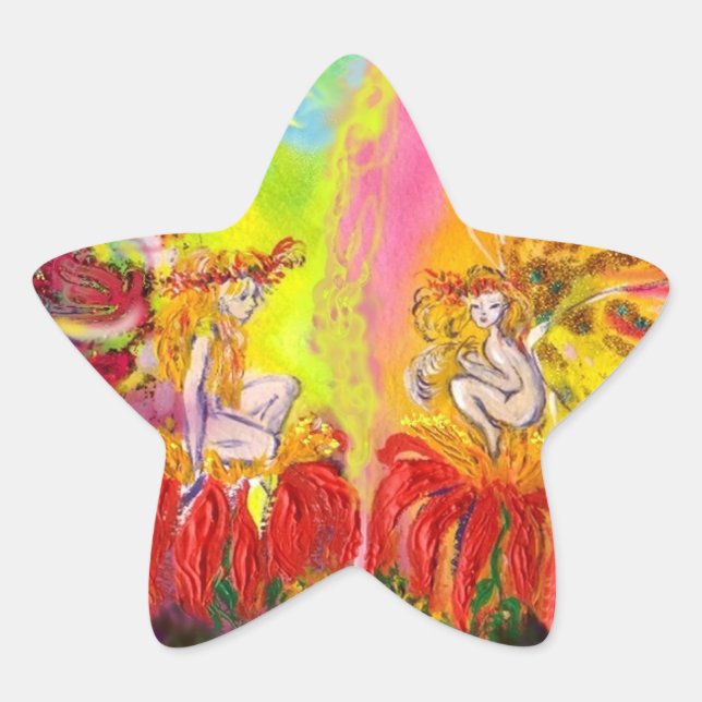 FAIRIES OF DAWN ,star Star Sticker (Front)