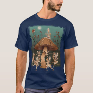 Fairies Vintage Mushroom T-Shirt