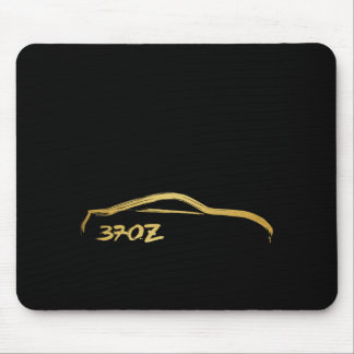 Fairlady 370z Gold Brush Stroke Logo Mouse Pad