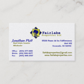 Fairlake Properties: Professional Business Card