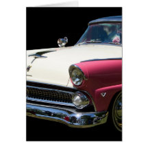 fairlane white purple chrome classic car