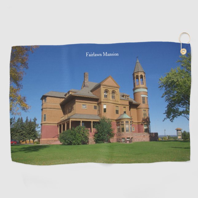 Fairlawn Mansion golf towel (Horizontal)
