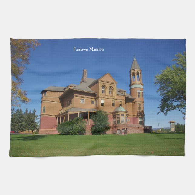 Fairlawn Mansion kitchen towel (Horizontal)