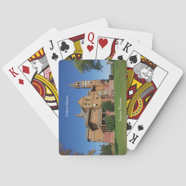 Fairlawn Mansion playing cards (Back)