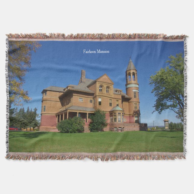 Fairlawn Mansion throw blanket (Front)