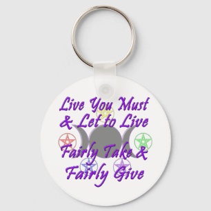 Fairly Take & Fairly Give Key Ring