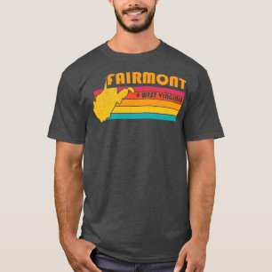 Fairmont West Virginia Vintage Distressed Souvenir T-Shirt