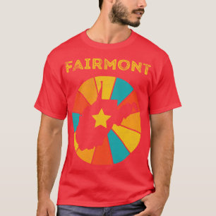 Fairmont West Virginia Vintage Distressed Souvenir T-Shirt