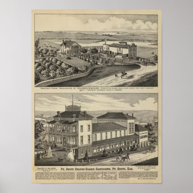 Fairview Farm and Sanitorium, Kansas Poster (Front)