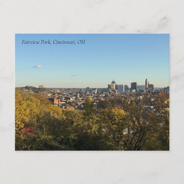 Fairview Park Cincinnati Postcard (Front)