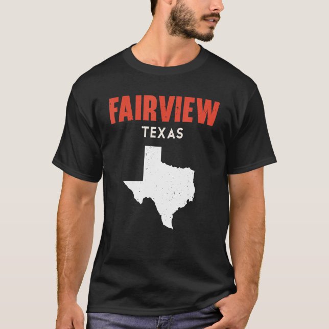 Fairview Texas USA State America Travel Texas T-Shirt (Front)
