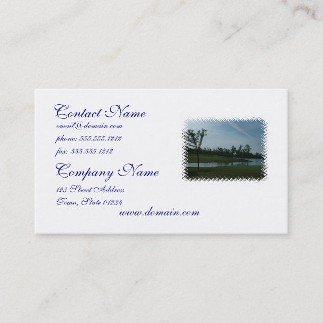 Fairway Business Cards (Front)